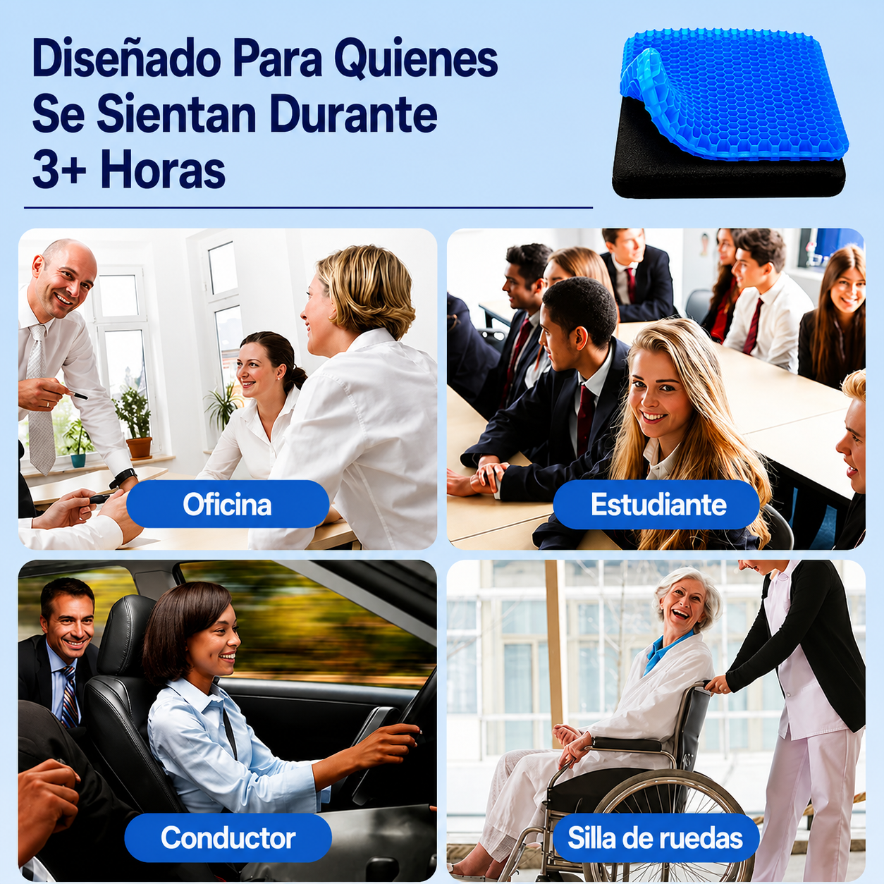 ErgoGel® | Cojín Inteligente