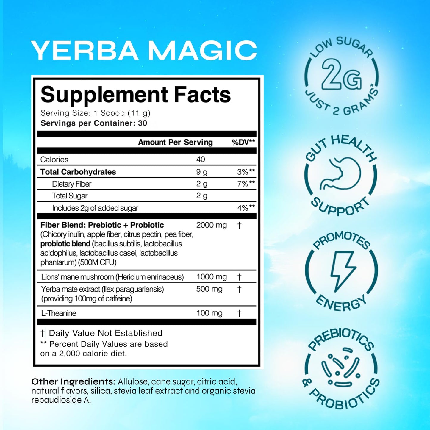 ✨Yerba Magic® 3 en 1 — Fórmula Probiótica Nootrópica | Ebook Gratis + Envío Gratis Solo HOY